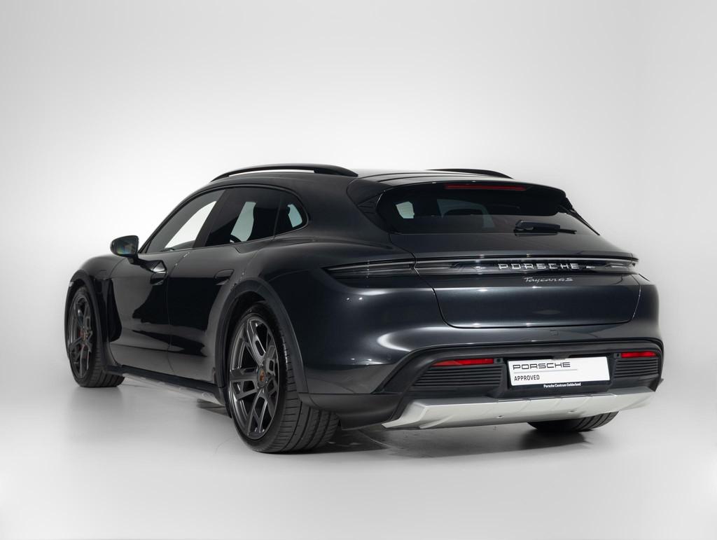 Porsche Taycan 4S Cross Turismo, Auto's, Porsche, Gebruikt, Zwart, Leder, Vierwielaandrijving