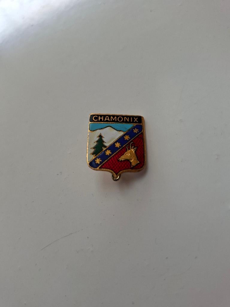 Speldjes broche chamonix, Ophalen of Verzenden, Gebruikt, Overige onderwerpen