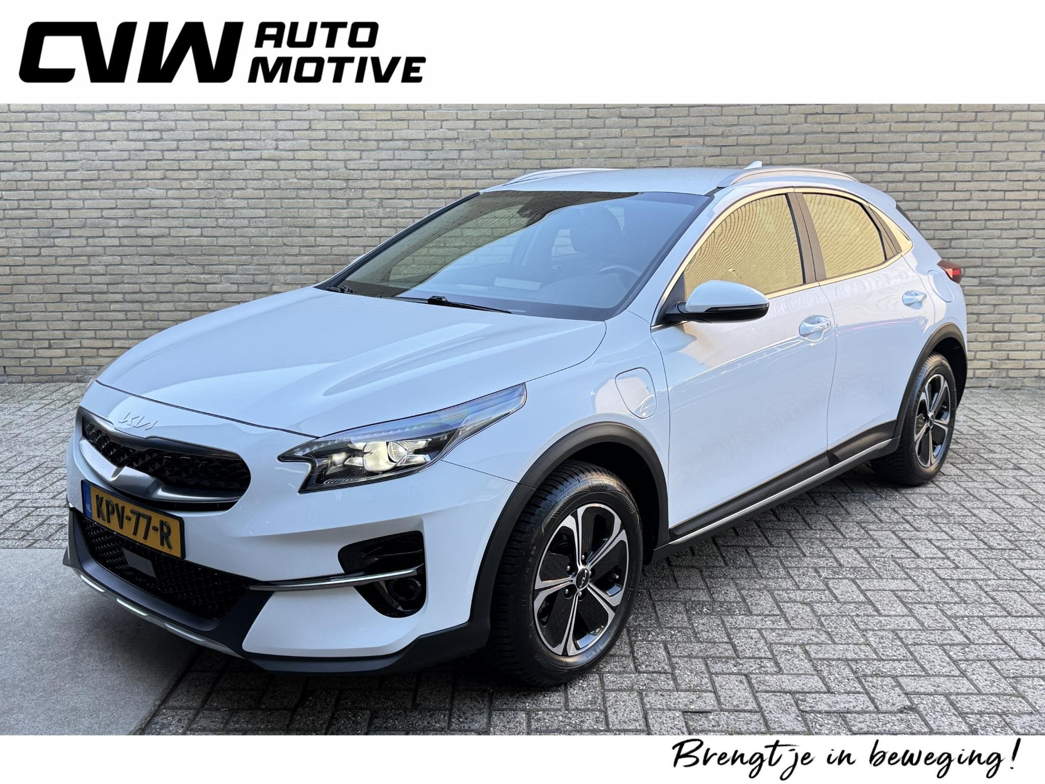 Kia XCeed 1.6 GDi PHEV DynamicLine | Half leder | Adaptieve, Auto's, Kia, XCeed, Gebruikt, Leder en Stof, Wit