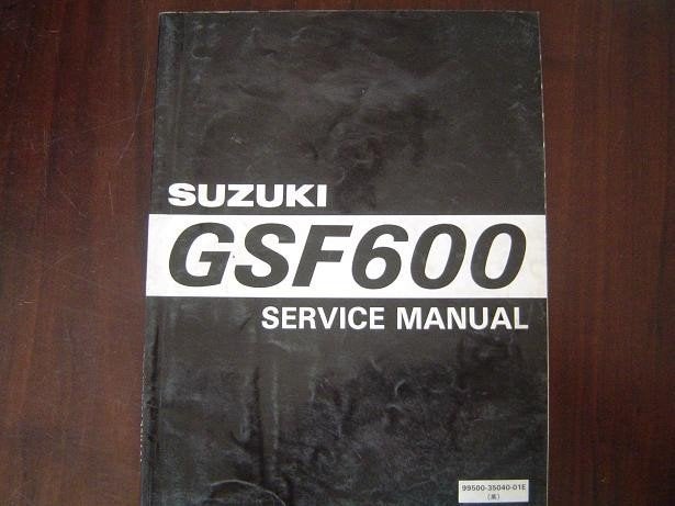 Suzuki GSF600 1995 motorcycle service manual GSF600 Bandit, Motoren, Handleidingen en Instructieboekjes, Ophalen of Verzenden
