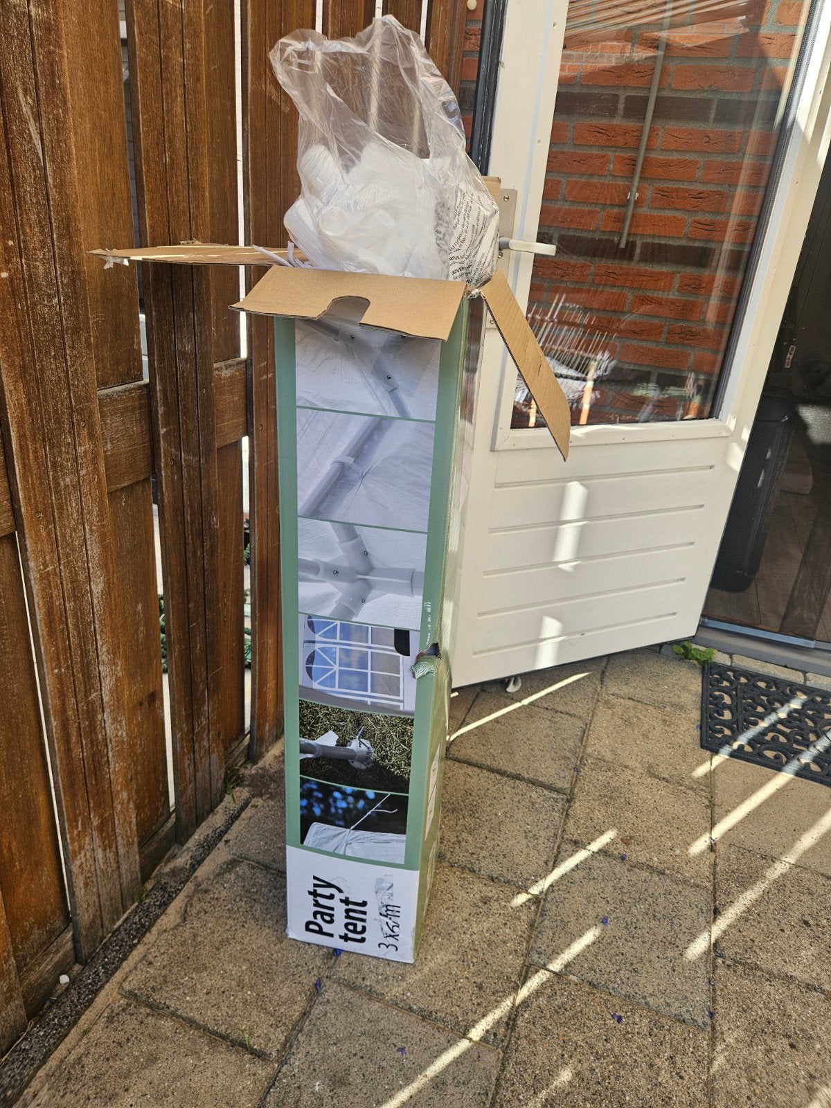 Partytent (nieuw) 6 meter x 3 meter, Ophalen, Partytent, Minder dan 4 meter, Nieuw