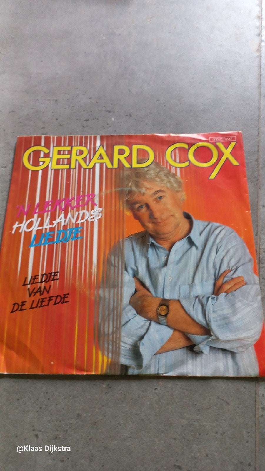 Gerard Cox - In Lekker Hollands Liedje / Liedje van de Liefd, Ophalen of Verzenden, Gebruikt, Overige formaten, Levenslied of Smartlap