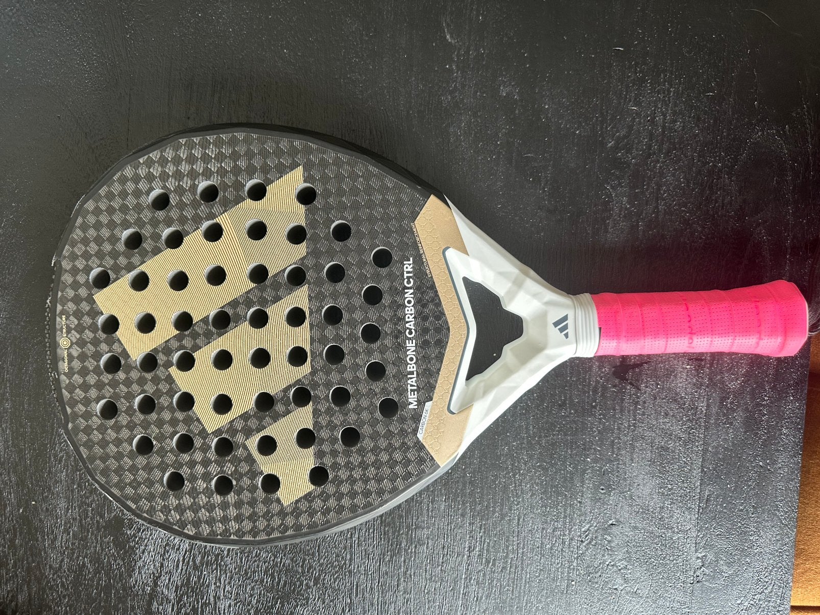 Adidas Metalbone Carbon CTRL | Carbon | Zeer nette staat, Sport en Fitness, Padel, Ophalen of Verzenden, Zo goed als nieuw, Padelracket