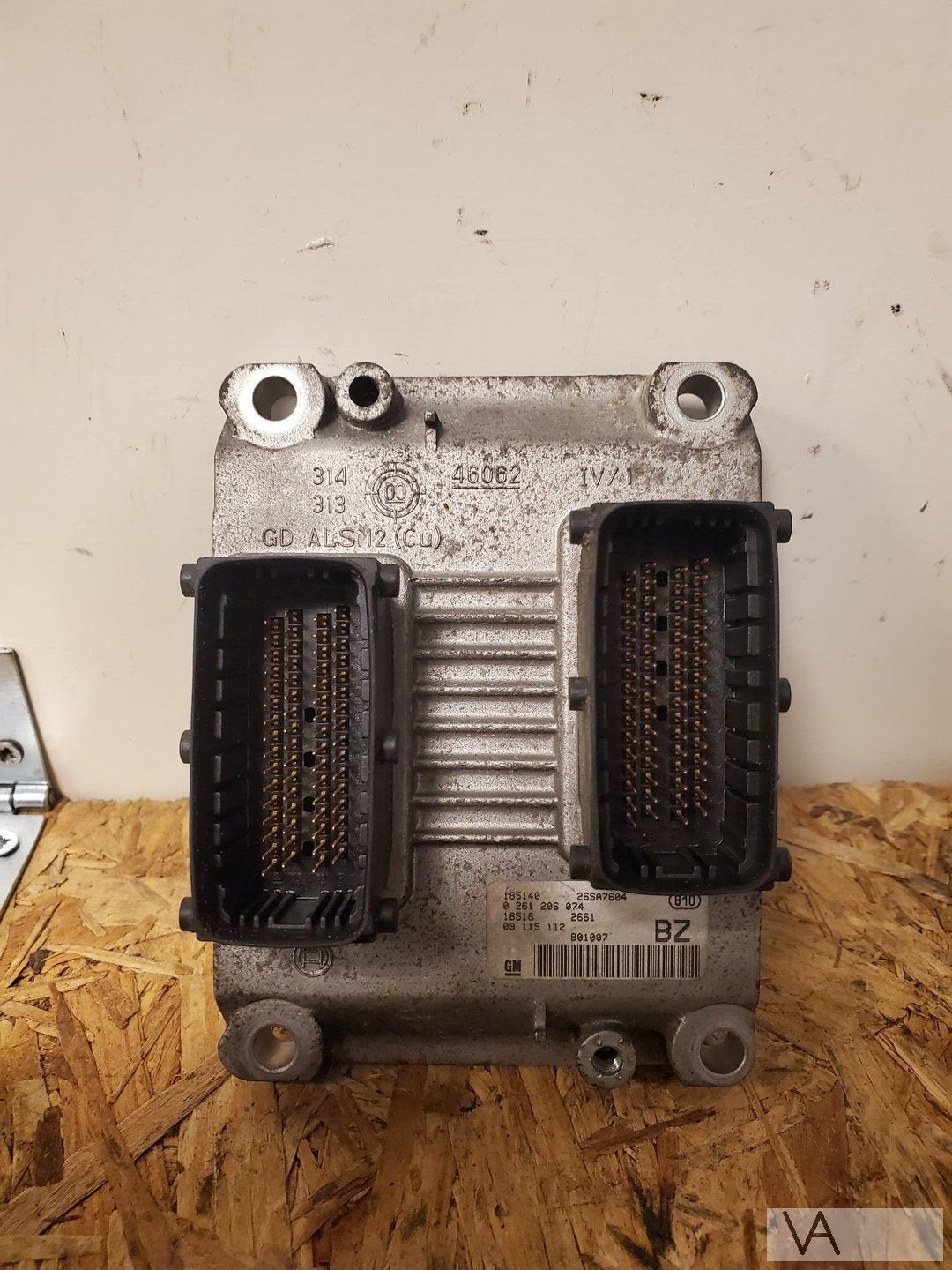Opel Corsa C 2000 -2004 ECU motorcomputer 1.2 z12xe 09115112, Gebruikt, -, -, Opel
