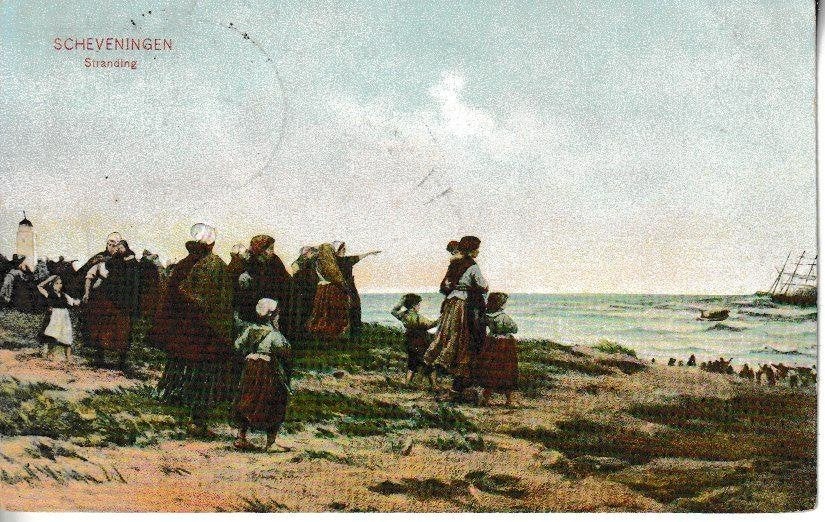 SCHEVENINGEN - STRANDING, Ophalen of Verzenden, Voor 1920, Gelopen, Zuid-Holland
