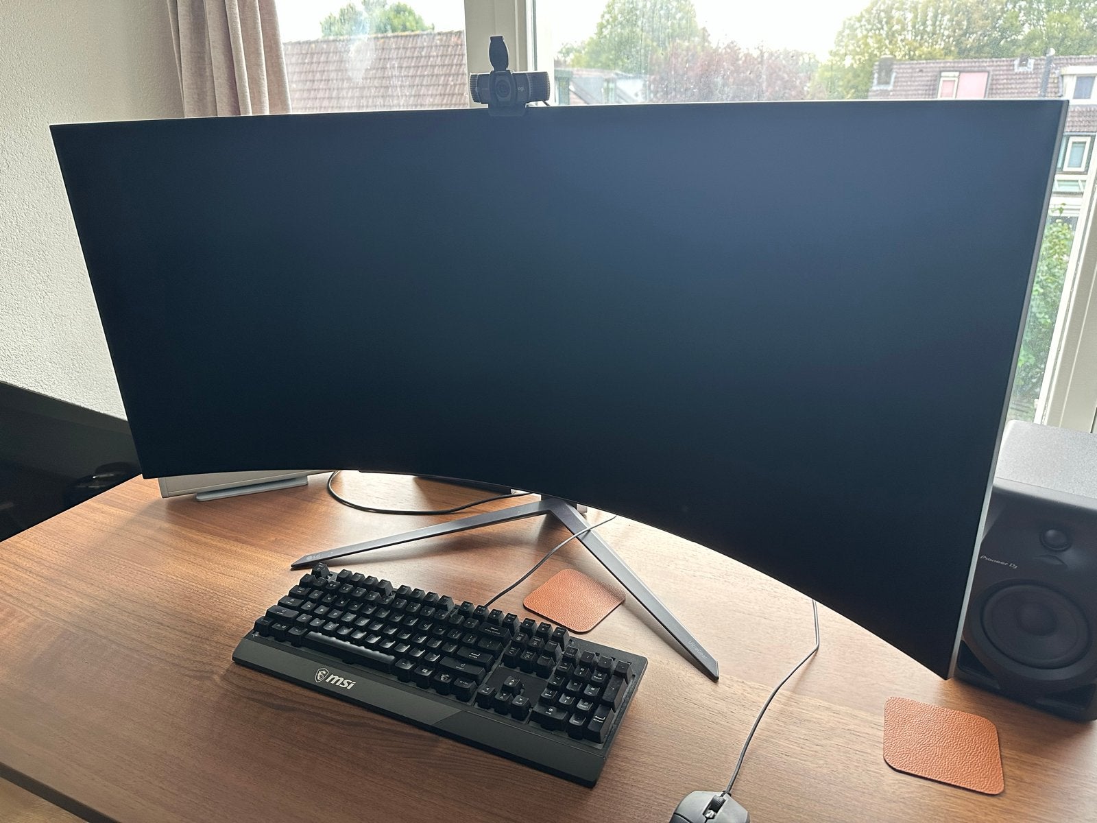 LG UltraGear 45GR95QE-B Curved OLED Gaming Monitor, Curved, Minder dan 1 ms, Zo goed als nieuw, Overige typen