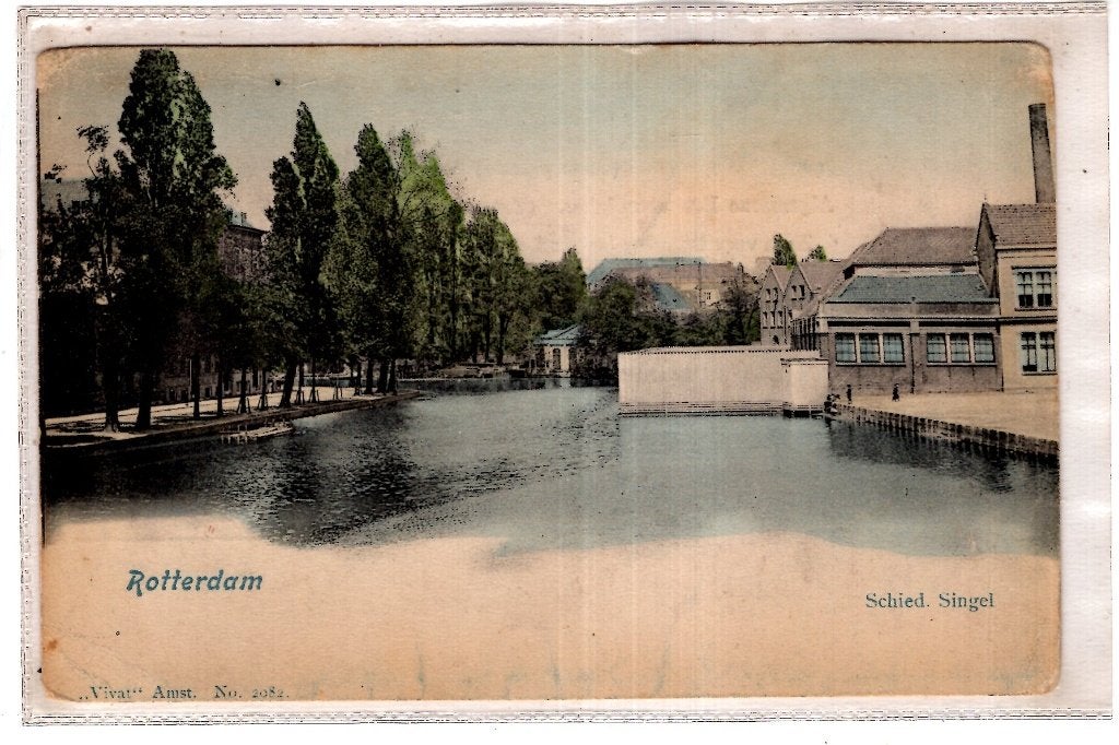 Rotterdam Vivat  2082  Schied. Singel, Verzenden, Voor 1920, Ongelopen, Zuid-Holland