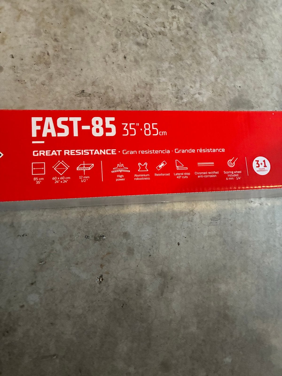 Rubi Fast 85 Tegelsnijder, Ophalen of Verzenden, Zo goed als nieuw