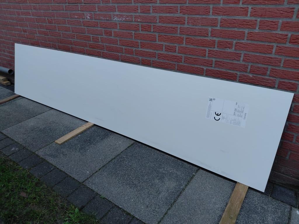 Trespa plaat Ral 9010 Satin, Doe-het-zelf en Verbouw, Platen en Panelen, Ophalen, Nieuw, HPL, Minder dan 20 mm