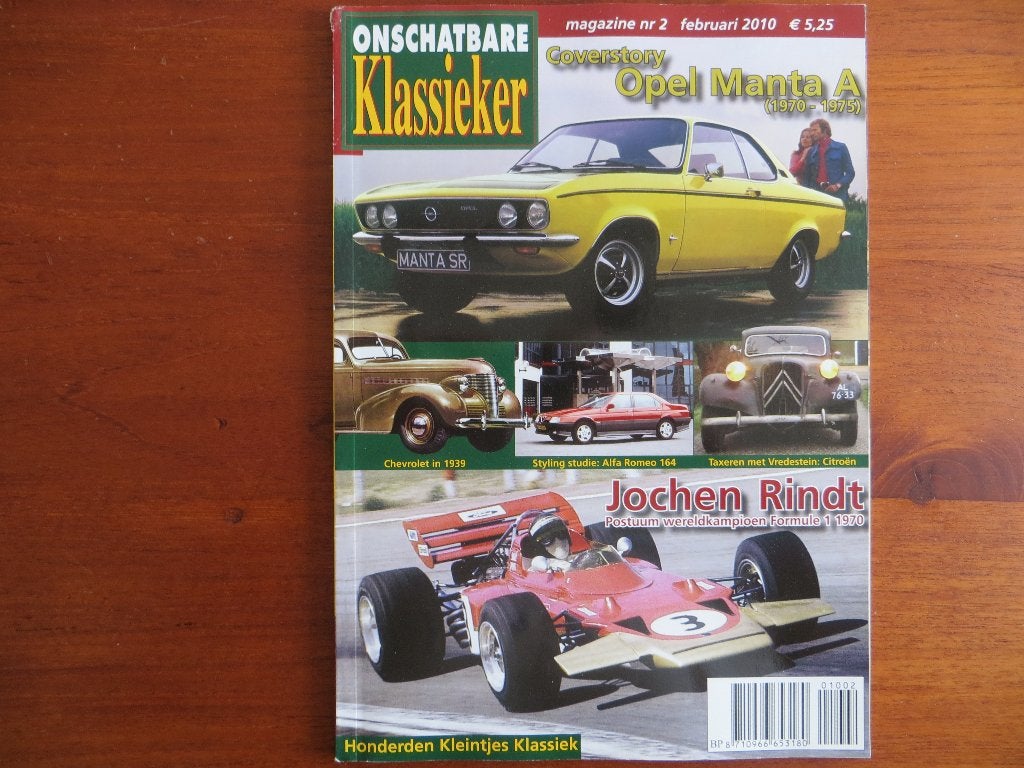 Onschatbare klassieker 2 2010 Opel Manta A (1970-‘75), Glas, Ophalen of Verzenden, Zo goed als nieuw, Opel