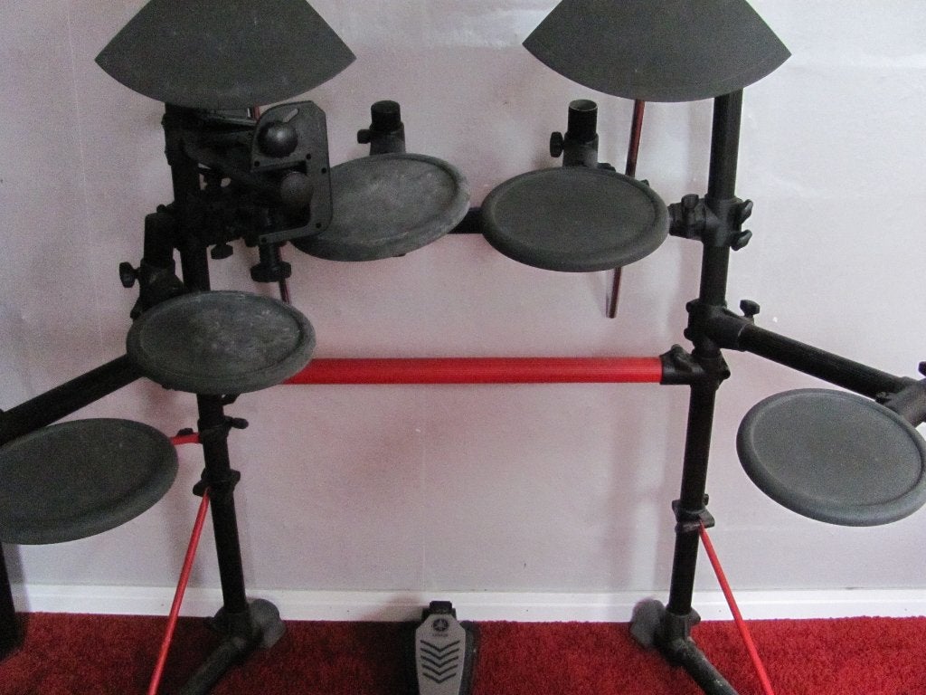 Yamaha drumrack te koop,  zonder drumcomputer., Ophalen, Gebruikt, Drums of Percussie