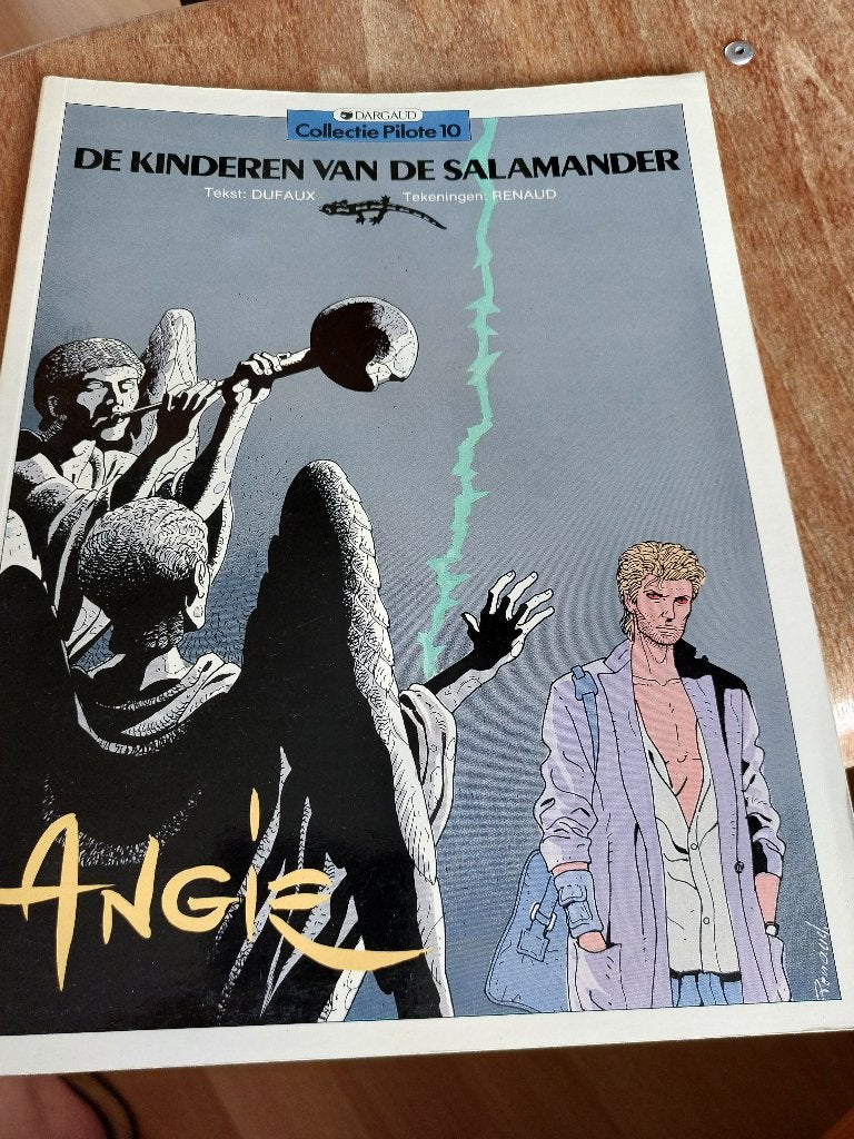 Angie, de kinderen van de salamander, Eén stripboek, Ophalen of Verzenden