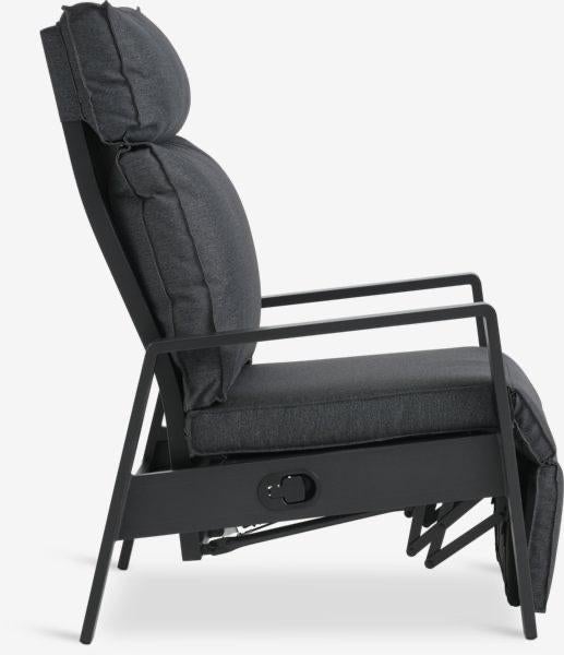 Standenstoel Vonge Jysk, tuinstoel, nooit buiten gestaan, Tuin en Terras, Tuinstoelen, Nieuw, Metaal, Verstelbaar, Ophalen