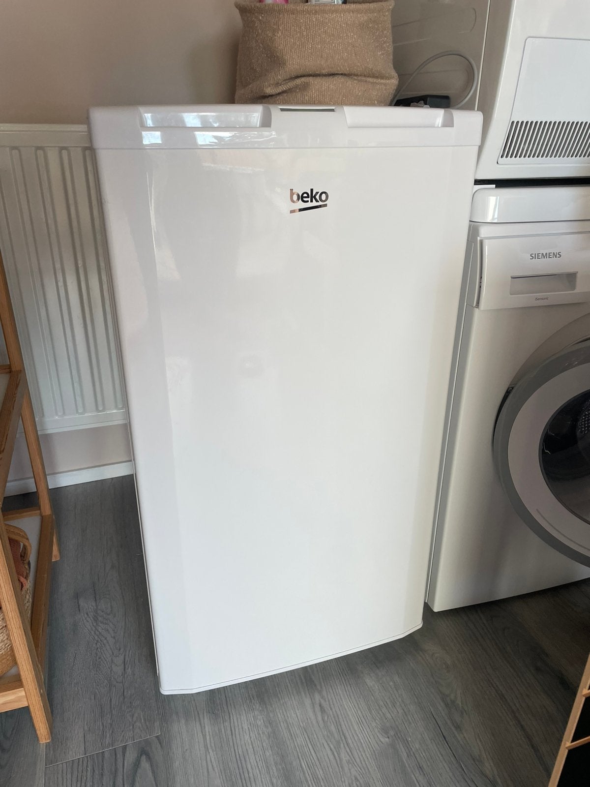 Beko vrijstaande vriezer wit, Gebruikt, Minder dan 60 cm, Vrijstaand, Ophalen