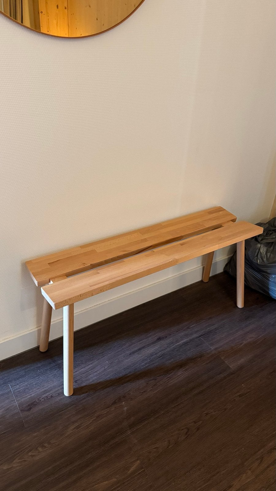 IKEA Ypperlig bankje van HAY design, Ophalen, 100 tot 125 cm, Zo goed als nieuw, 75 tot 100 cm