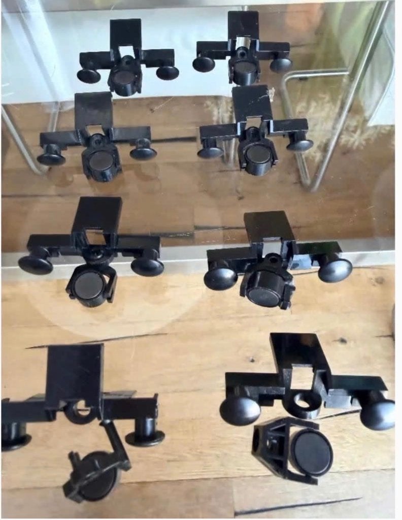 8 stuks LEGO trein koppel buffer set bufferset koppelset, Ophalen, Zo goed als nieuw, Lego