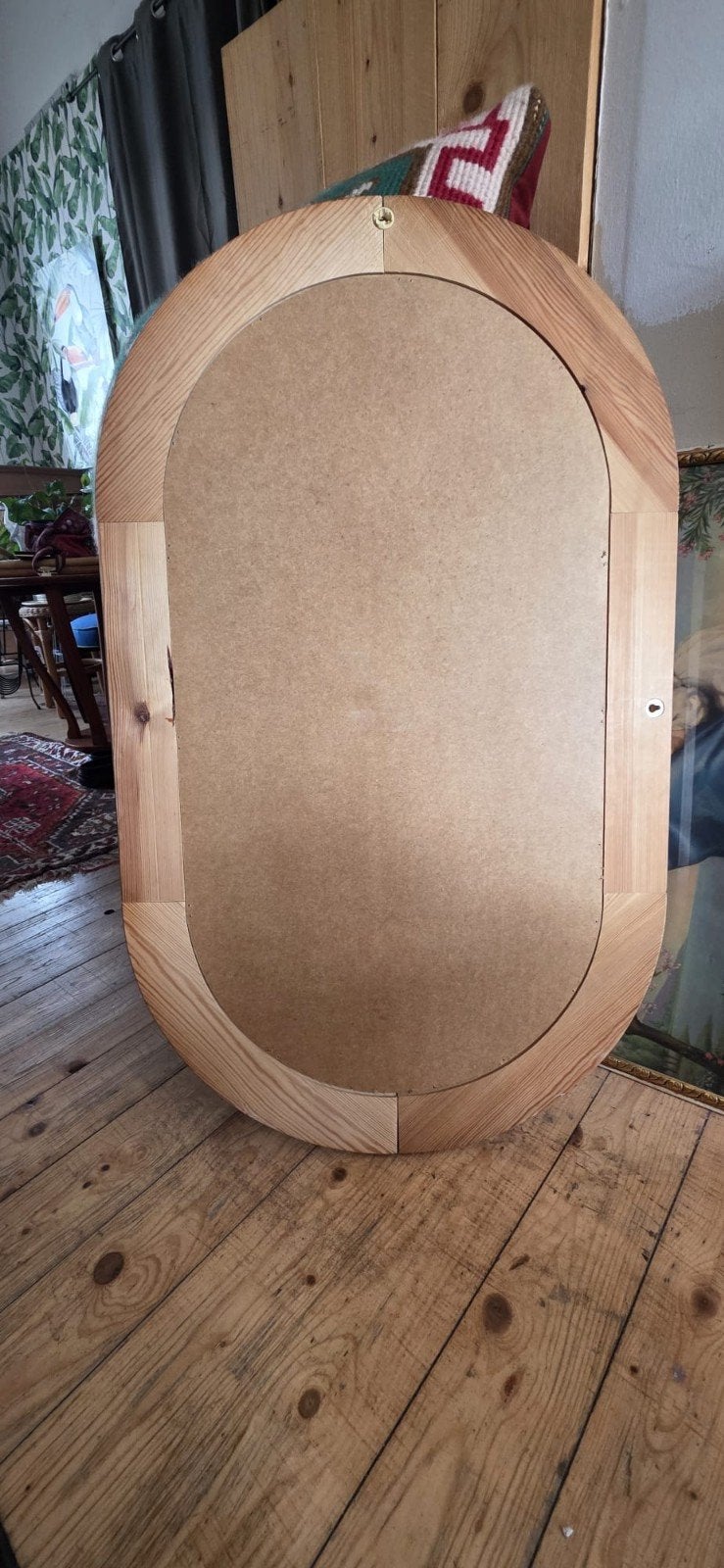 Lucky Vintage FINJA 2 grote spiegel Ikea seventies vintage, Huis en Inrichting, Ophalen, Gebruikt, ., 100 tot 150 cm