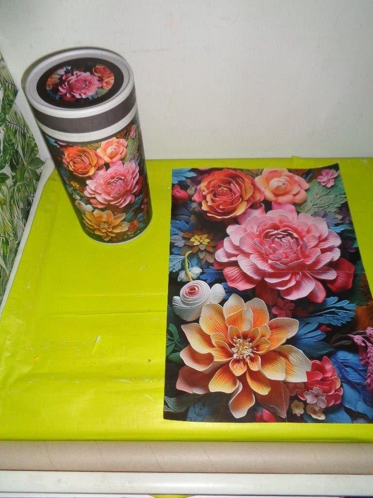 BLOEMEN PUZZEL 1000 STUKJES €2,50, Ophalen, 500 t/m 1500 stukjes, Gebruikt, Legpuzzel