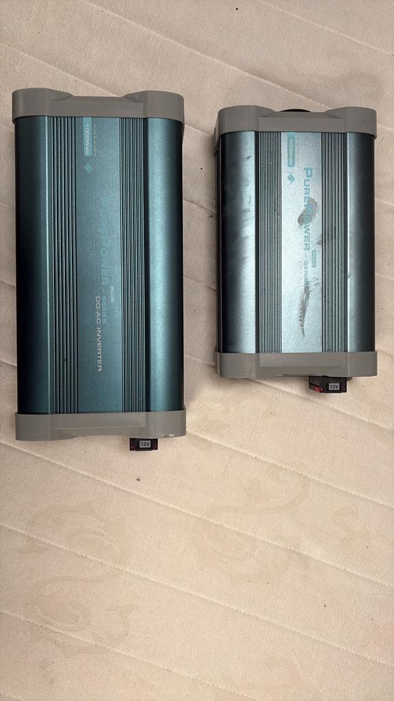 Xentec PurePower DC-AC Omvormers (1000W & 600W), Ophalen of Verzenden, Gebruikt