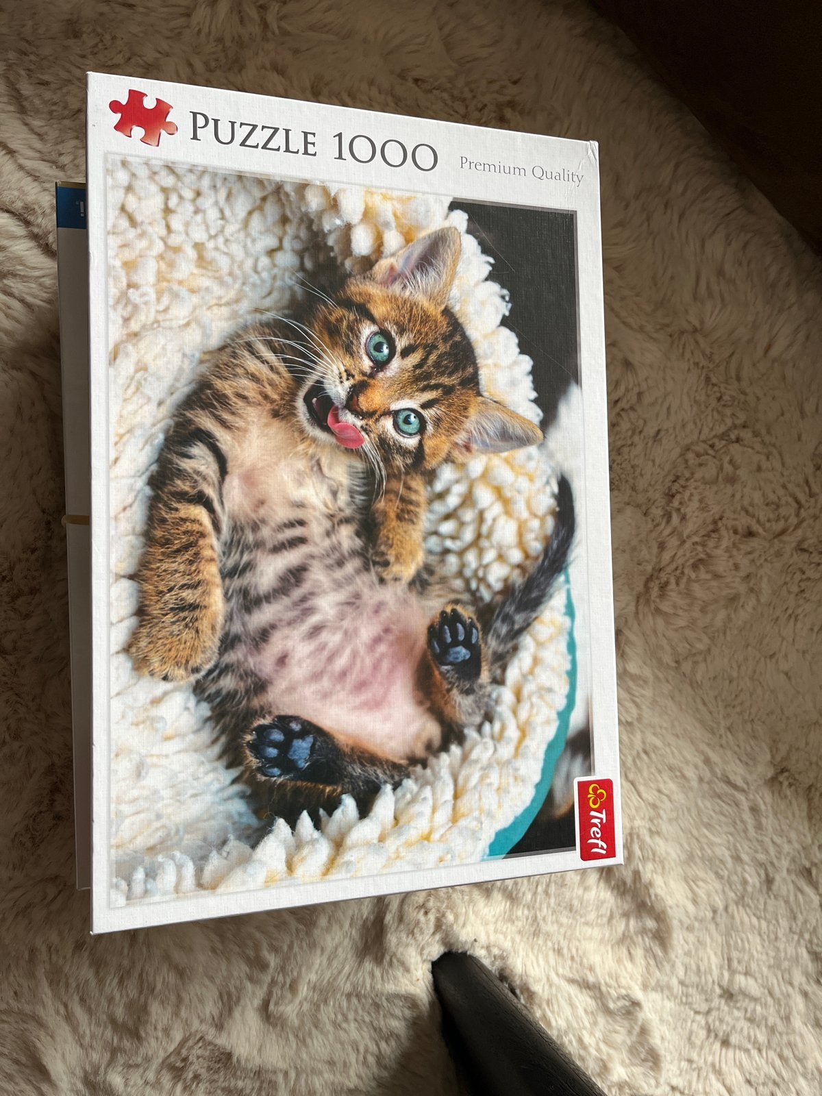 Trefli legpuzzel 1000 stukjes - Kitten, Ophalen of Verzenden, 500 t/m 1500 stukjes, Zo goed als nieuw, Legpuzzel