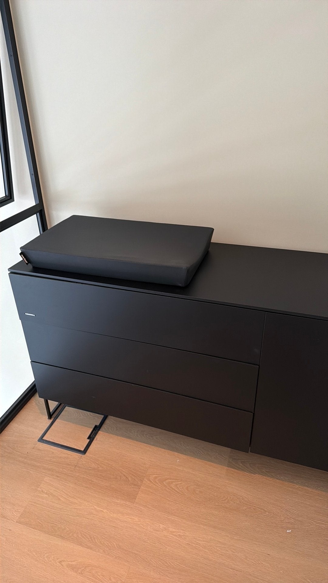 Kidsmill intense II commode XL zwart, Ophalen, 50 tot 70 cm, 100 cm of meer, Zo goed als nieuw