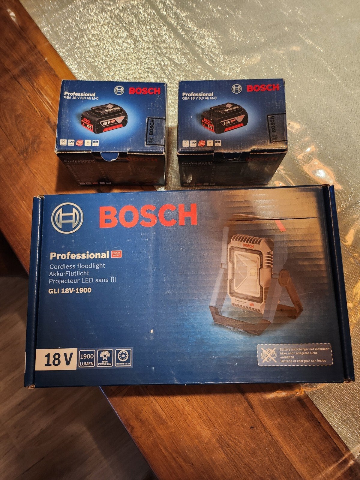 Bosch Bouwlamp, Doe-het-zelf en Verbouw, Bouwverlichting, Ophalen, Nieuw, Minder dan 50 watt, Lamp