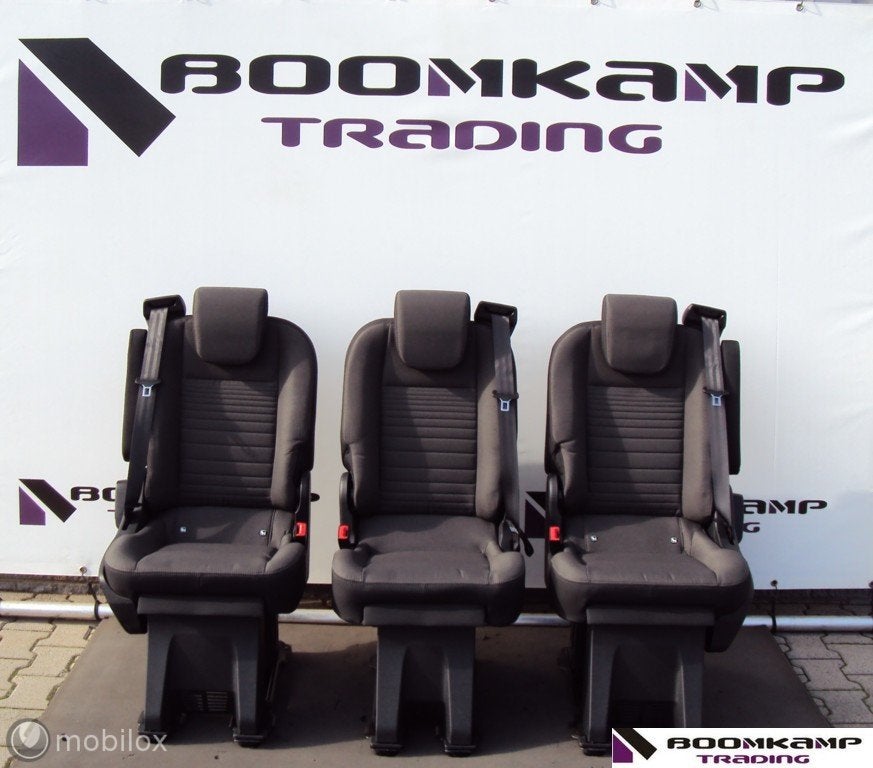 Luxe Ford Transit Custom achterbank 1 + 1 + 1 bank