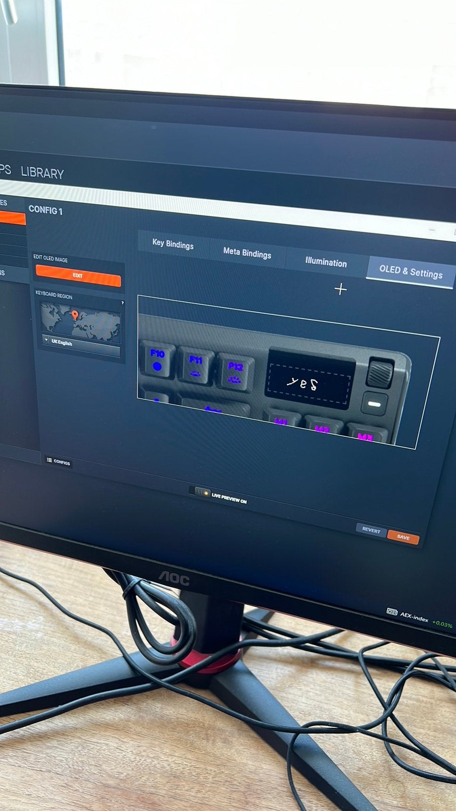 Monitor zwart AOC, Computers en Software, Monitoren, Ophalen, Zo goed als nieuw, Full HD, IPS