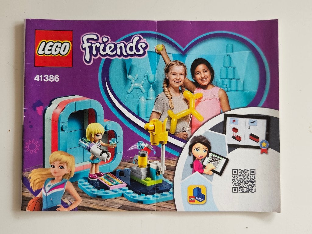 Lego Friends 41386 Stephanies Hartvormige Zomerdoos, Compleet, Lego, Friends, Ophalen of Verzenden