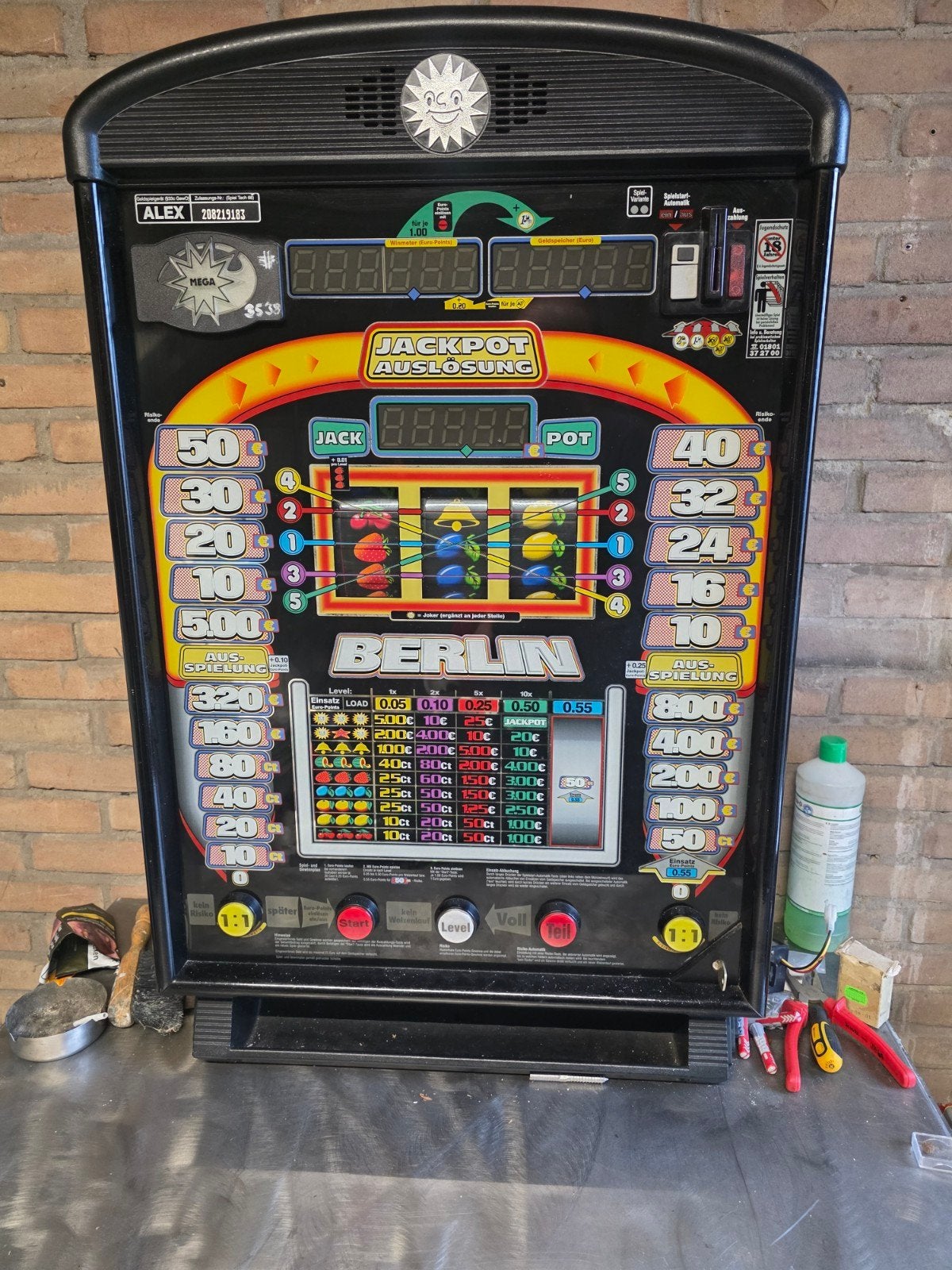 Gokkast Berlin - Speelautomaat, Verzamelen, Automaten | Gokkasten en Fruitautomaten, Euro, Ophalen, Gebruikt