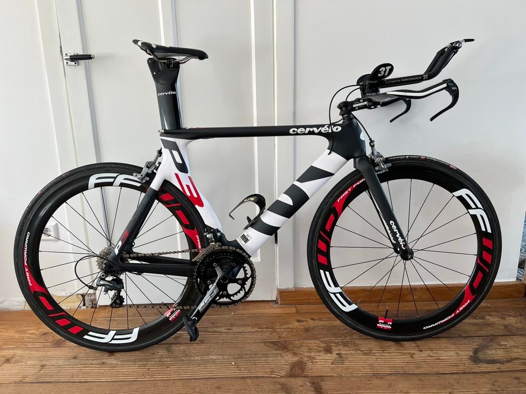 Cervelo P3 maat 56 ultegra Fast Forward wielen, Fietsen en Brommers, Carbon, Zo goed als nieuw, Meer dan 20 versnellingen, 53 tot 57 cm