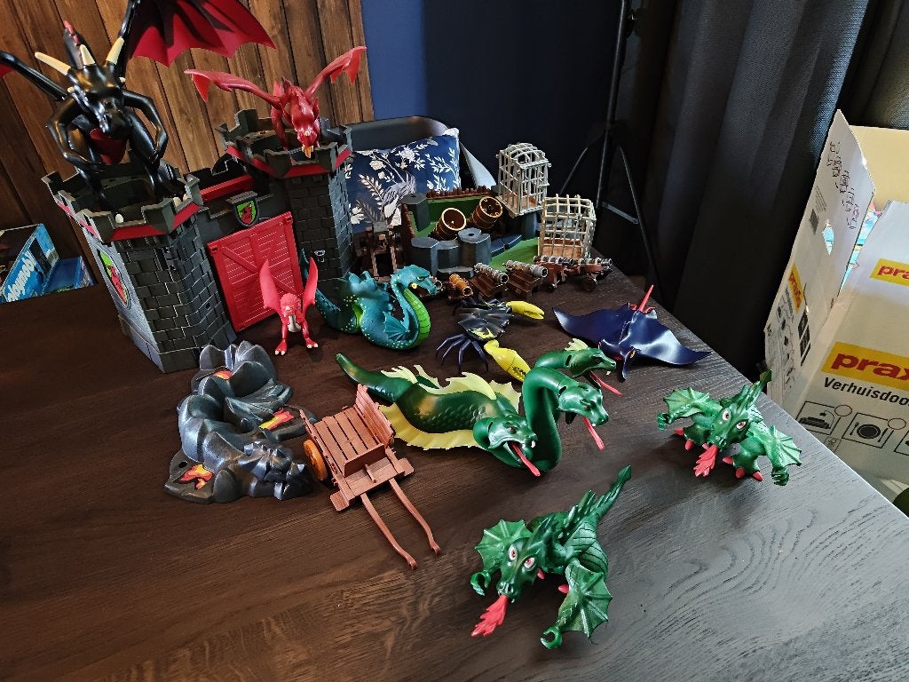Playmobil draken (vintage), monsters en meer, Ophalen of Verzenden, Gebruikt