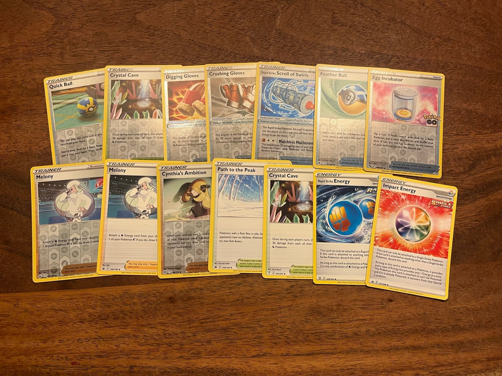 Pokémon TCG Trainer & Energie Kaarten Bundel (12 stuks), Ophalen of Verzenden, Gebruikt, Meerdere kaarten