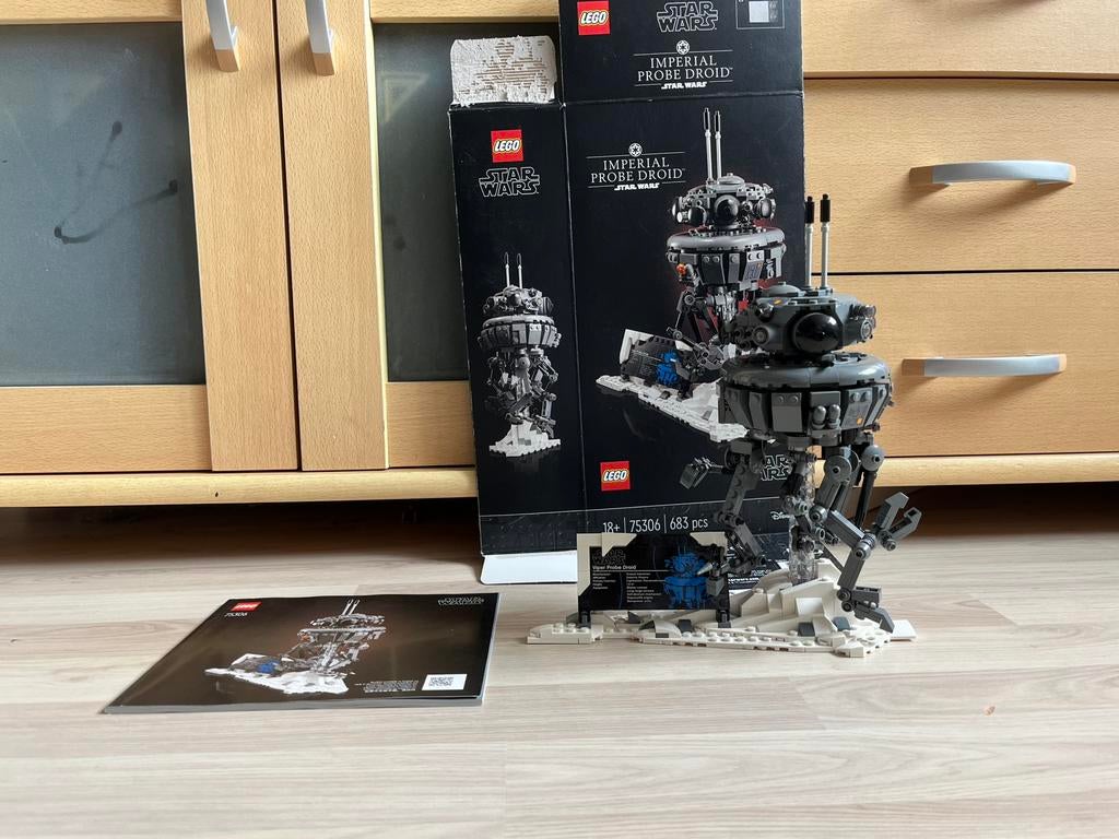 Lego 75306: Imperial Probe Droid, Ophalen of Verzenden, Zo goed als nieuw