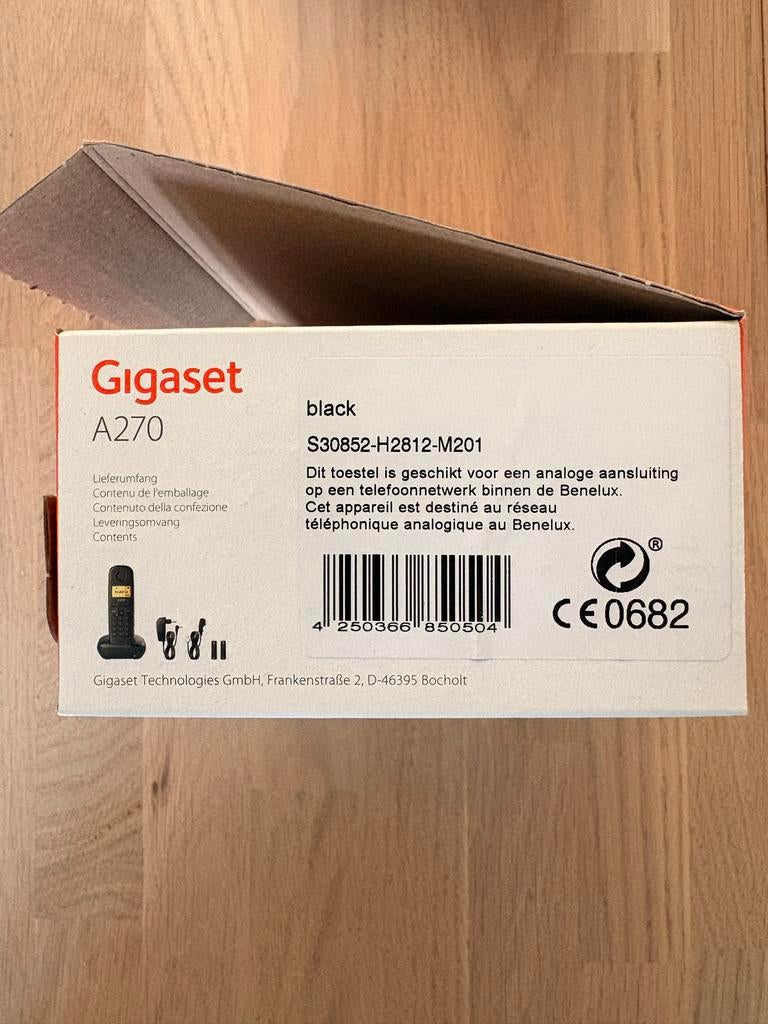 Gigaset A270 vaste telefoon, Ophalen of Verzenden, Zo goed als nieuw, 1 handset