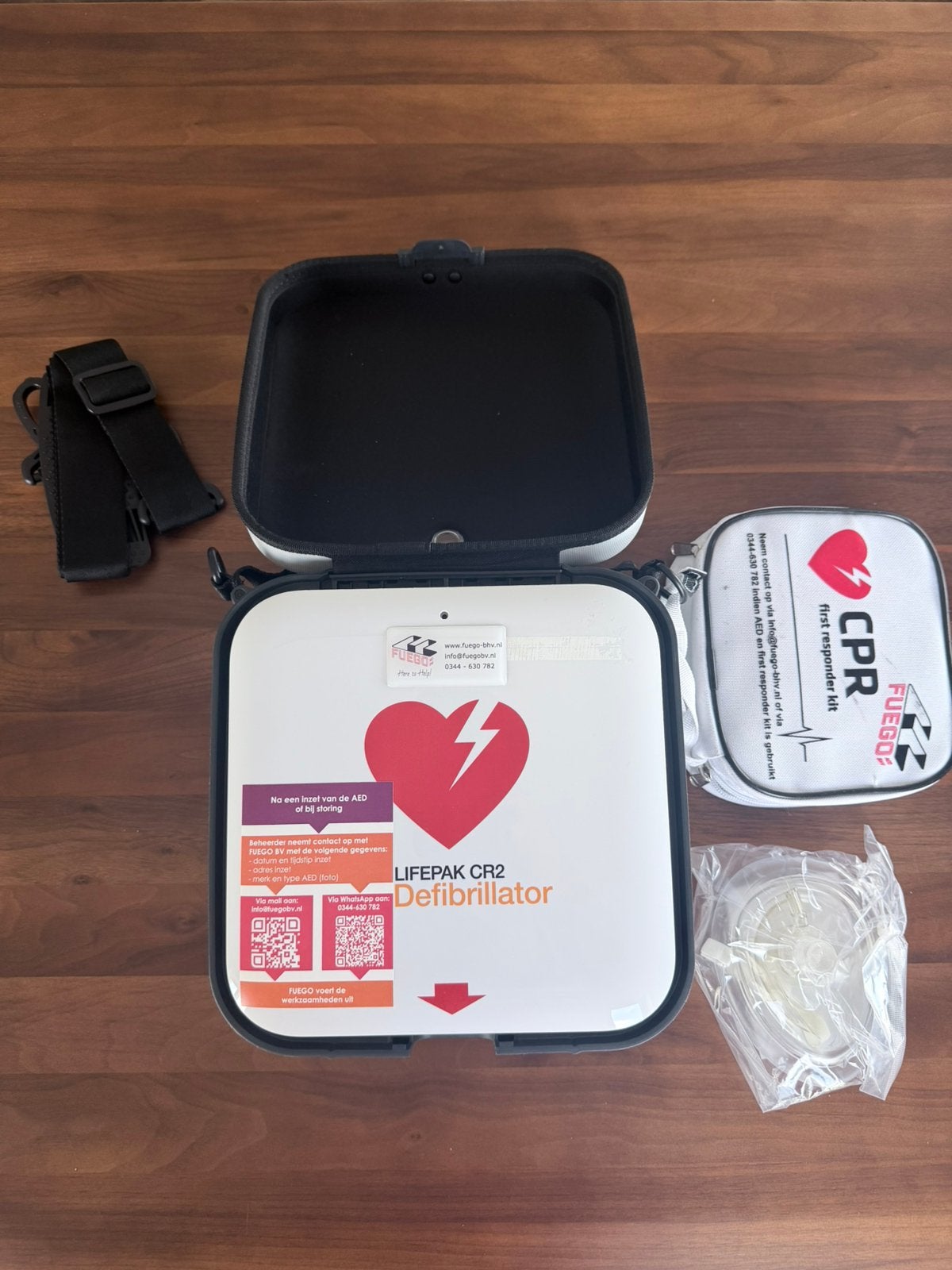 LIFEPAK CR2 AED – Compleet, zeer nette staat, Ophalen of Verzenden, Zo goed als nieuw