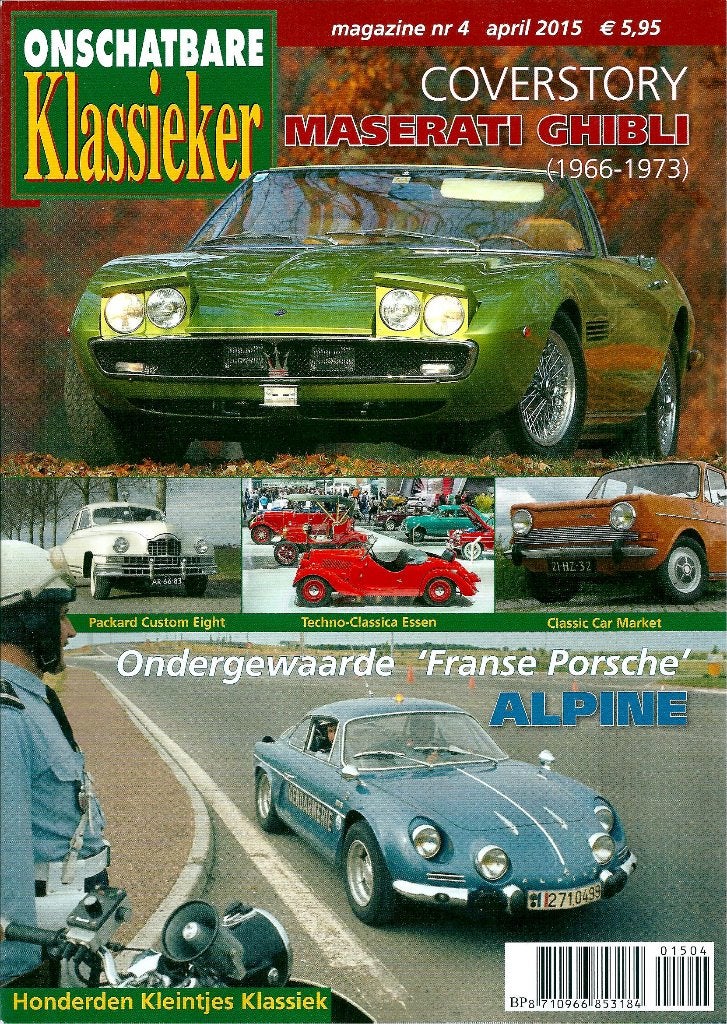 Onschatbare Klassieker reportage Maserati Ghibli, Ophalen of Verzenden, Gelezen, Overige merken