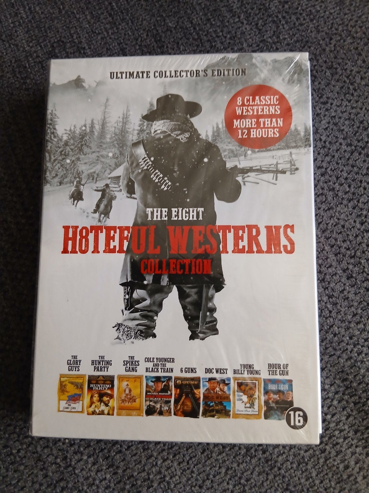The Eight Hateful Westerns Collection DVD Boxset, Vanaf 16 jaar, Ophalen, Nieuw in verpakking, Boxset