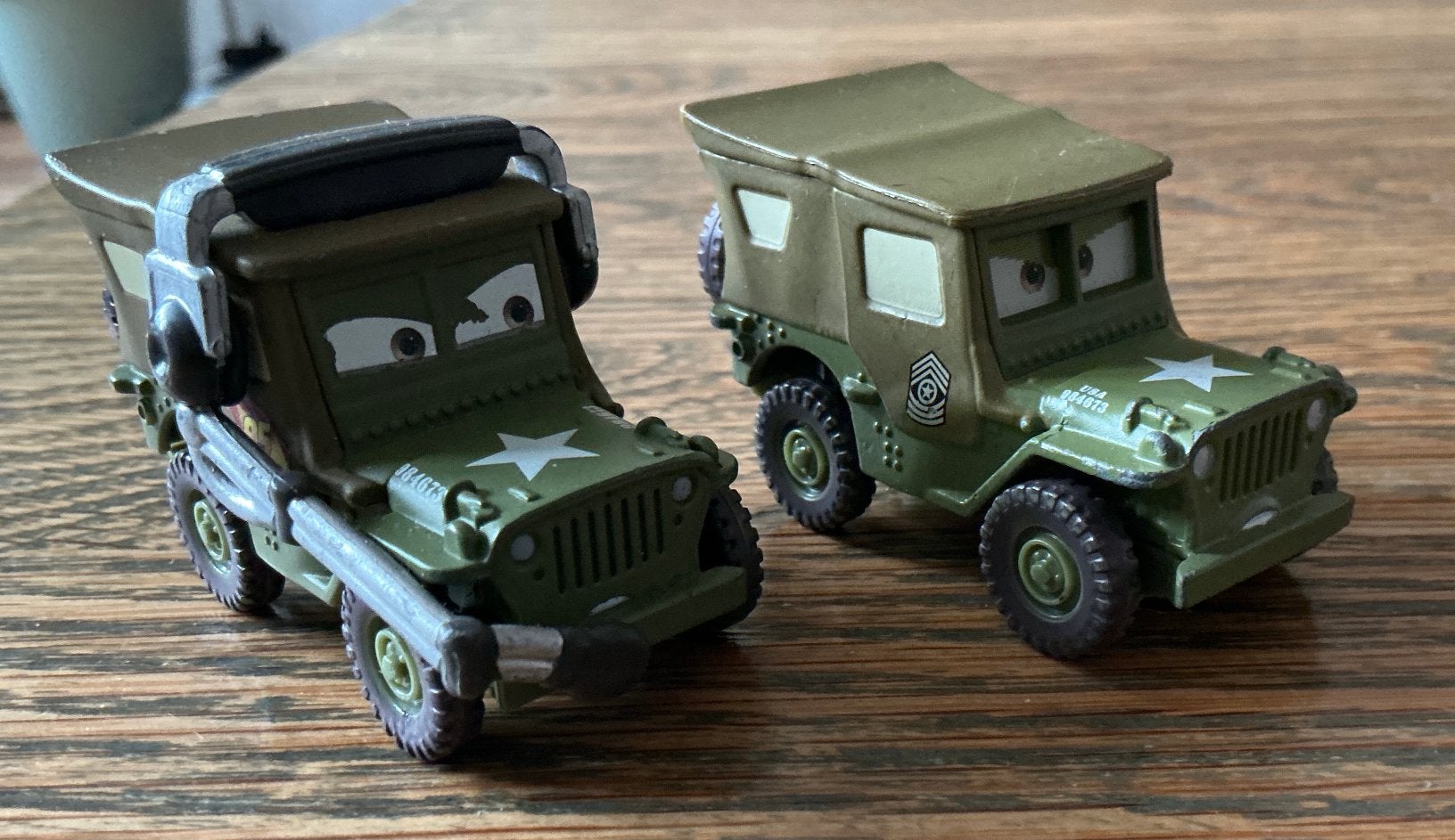 Sarge Cars Leger Jeep met reserve wiel achterop de Auto, Ophalen of Verzenden, Zo goed als nieuw, Auto, Overige merken