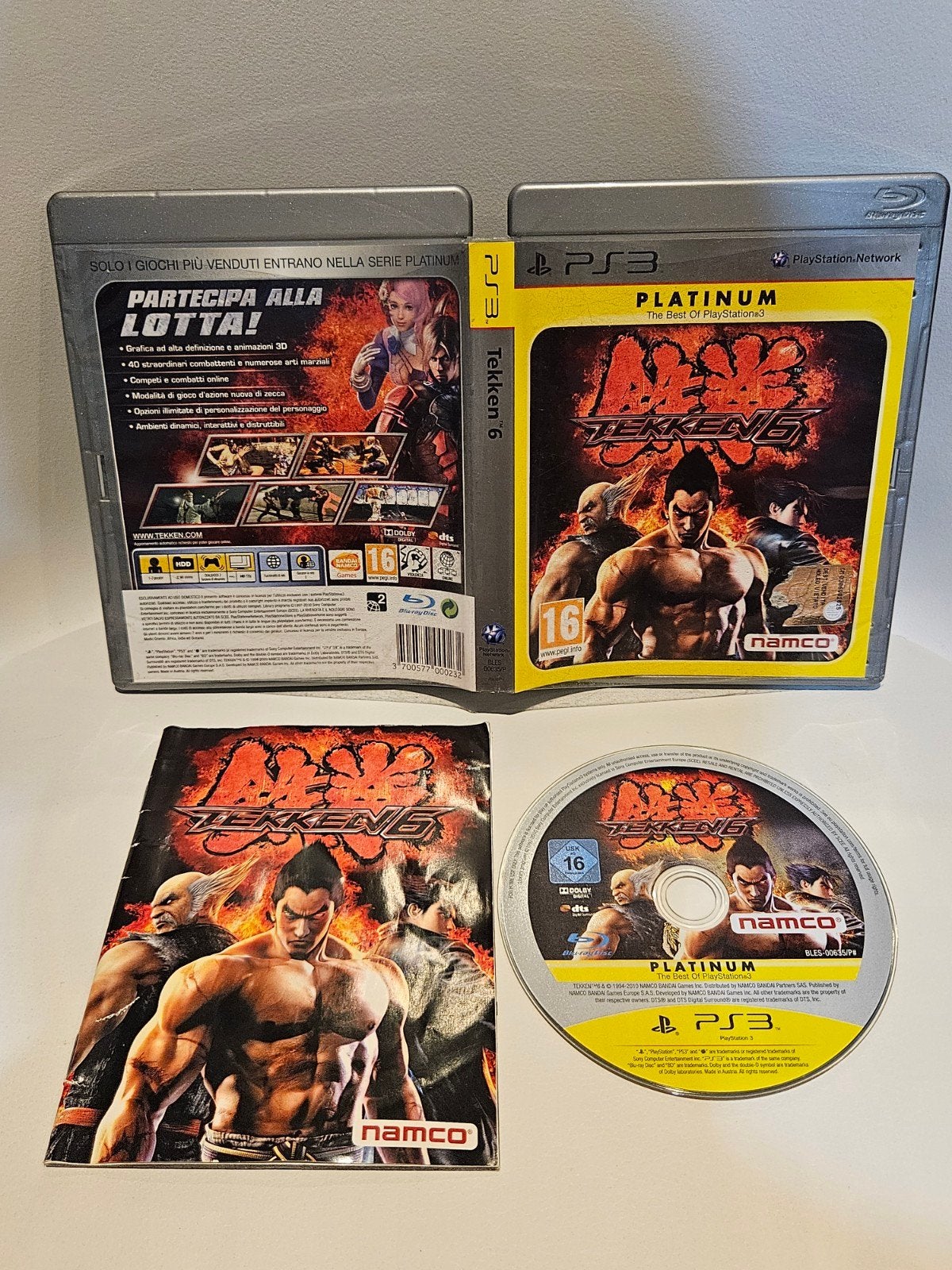 Tekken 6 PS3, Spelcomputers en Games, Games | Sony PlayStation 3, Vechten, 2 spelers, Ophalen of Verzenden, Zo goed als nieuw