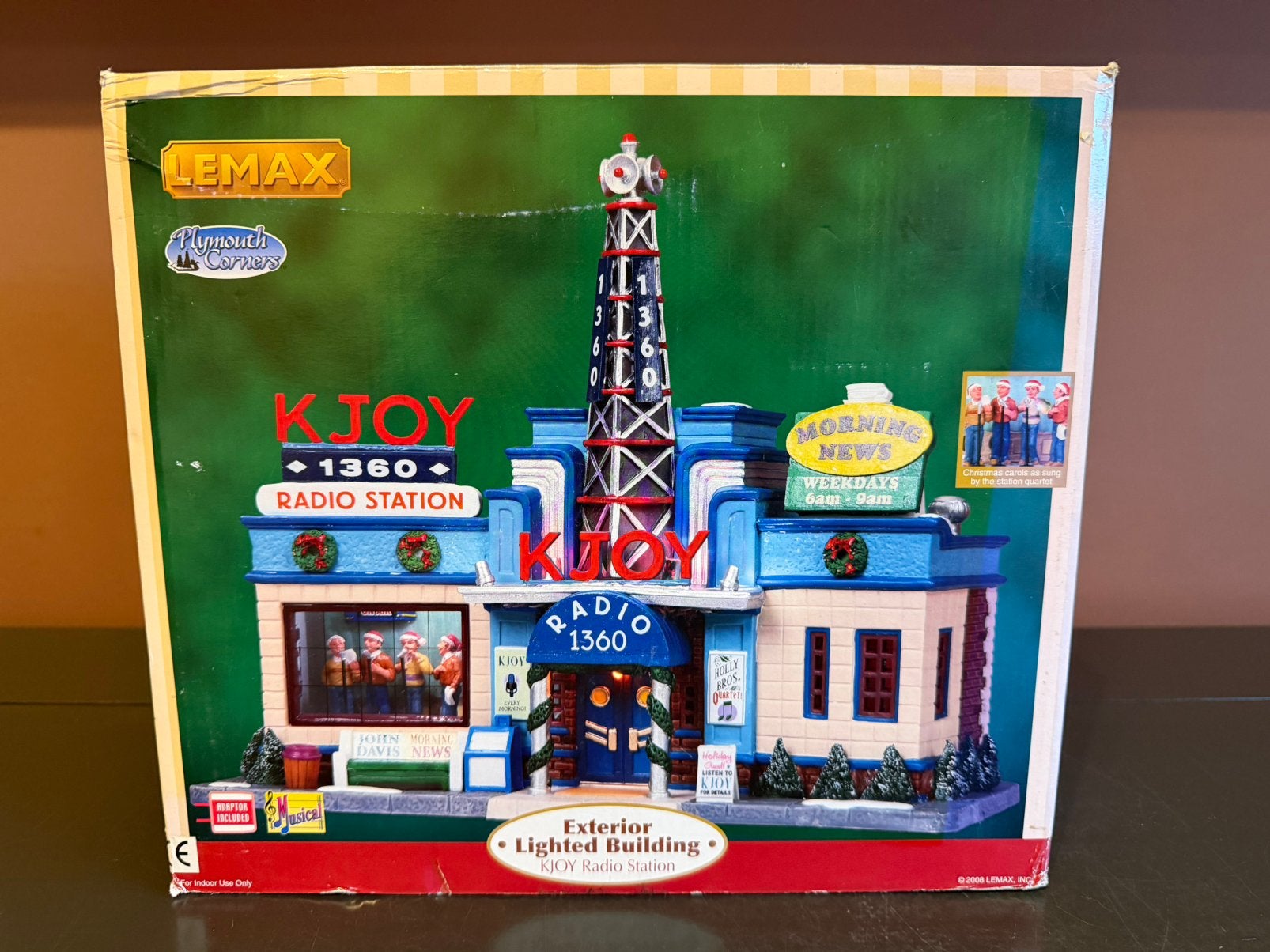 Lemax KJOY Radio station . KERSTDORP, Ophalen of Verzenden, Zo goed als nieuw