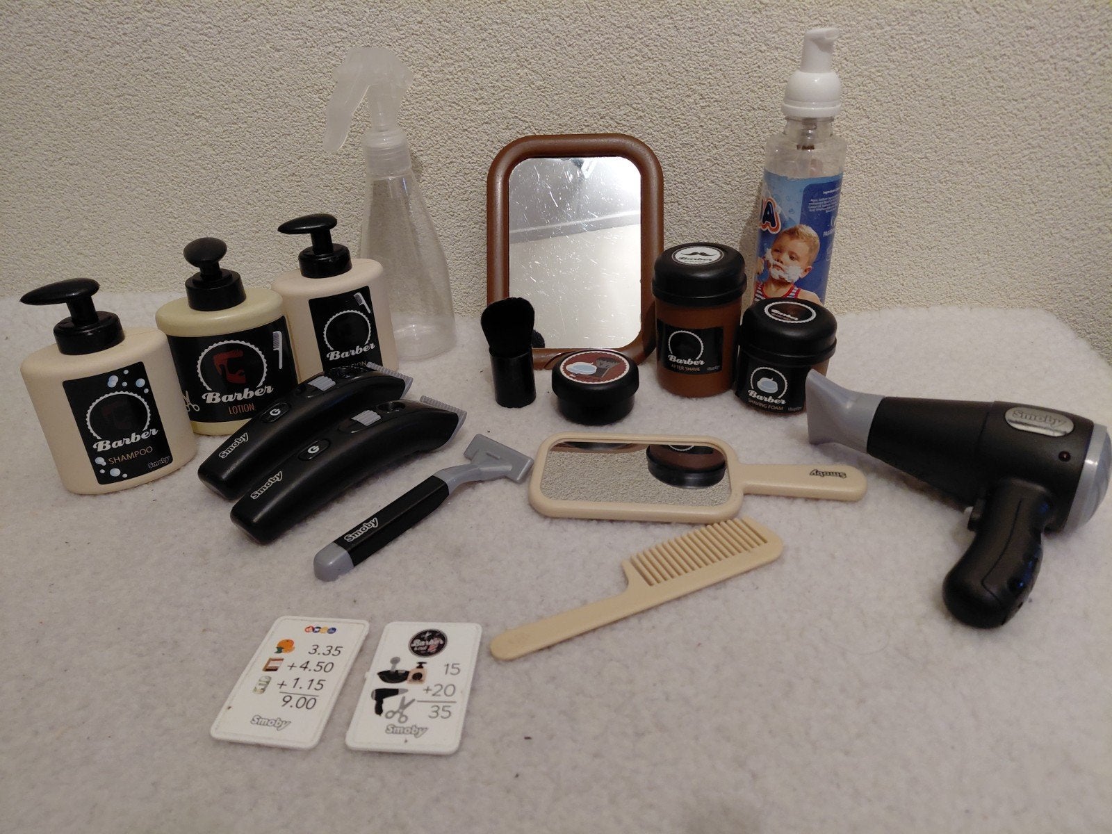 Leuke Barber set / Kappersset van Smoby. ✂️😶‍🌫️, Ophalen of Verzenden, Gebruikt