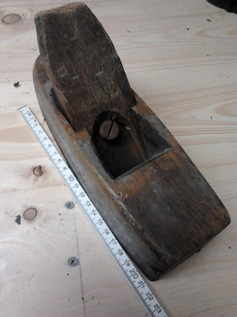Oude houten blokschaaf - Vintage gereedschap, Ophalen of Verzenden