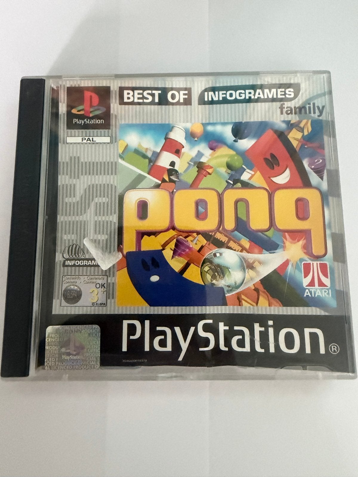 Pong  (PS1), Gebruikt, Overige genres, 2 spelers, Eén computer