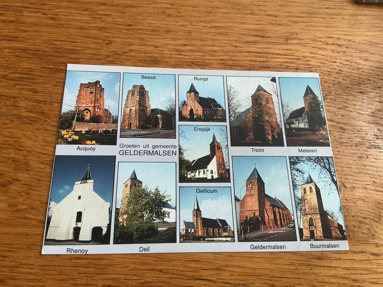 C3464 Geldermalsen Acquoy Beesd Rumpt Tricht Meteren Deil, Ophalen of Verzenden