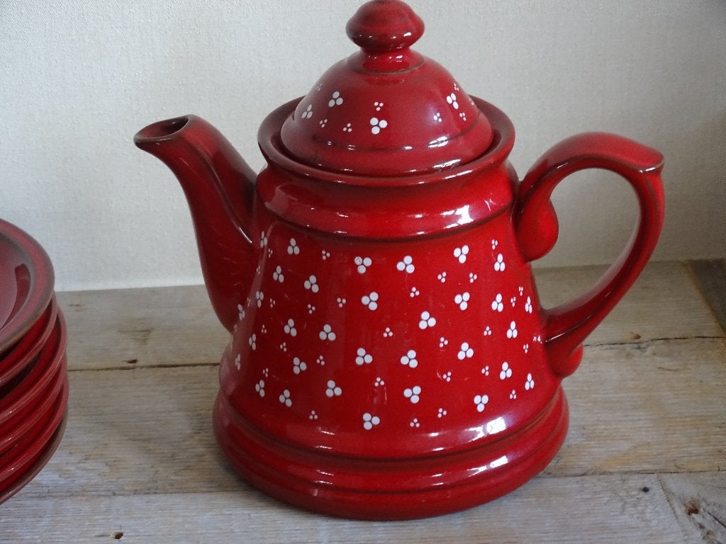 Servies, Pfalzkeramik Germany, ANJA PIROSCHKA ROT, als nieuw, Ophalen of Verzenden