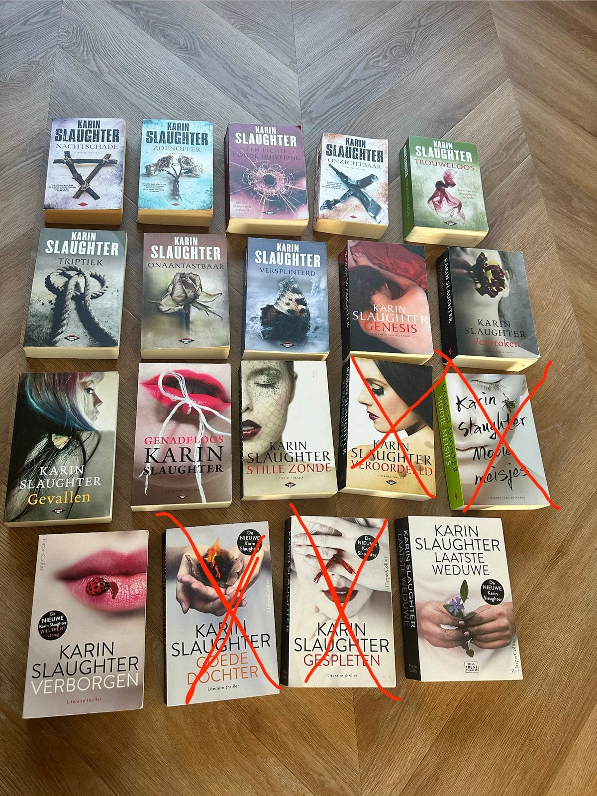 15 boeken Karin Slaughter, Ophalen of Verzenden, Gelezen