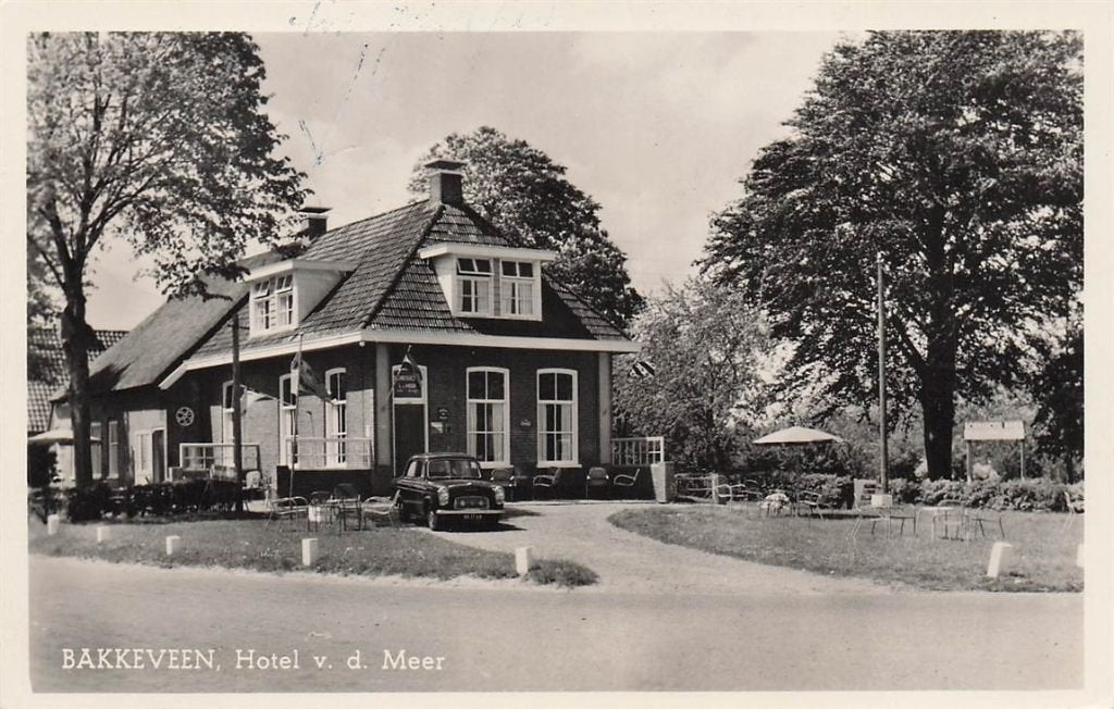 703-044-049 Bakkeveen Hotel van der Meer, Verzenden, Voor 1920, Friesland