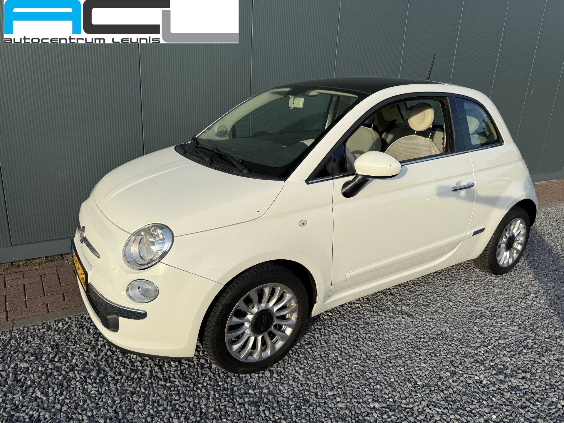 Fiat 500 0.9 TwinAir Turbo Lounge Panoramadak 3-drs, Voorwielaandrijving, Stof, Gebruikt, Origineel Nederlands