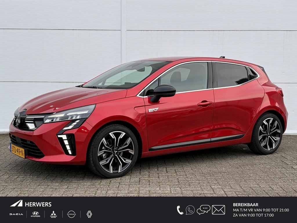 Mitsubishi Colt 1.6 HEV Intense+ / TREKHAAK! / Navigatie + A, Leder en Stof, Origineel Nederlands, Bedrijf, Hybride Elektrisch/Benzine